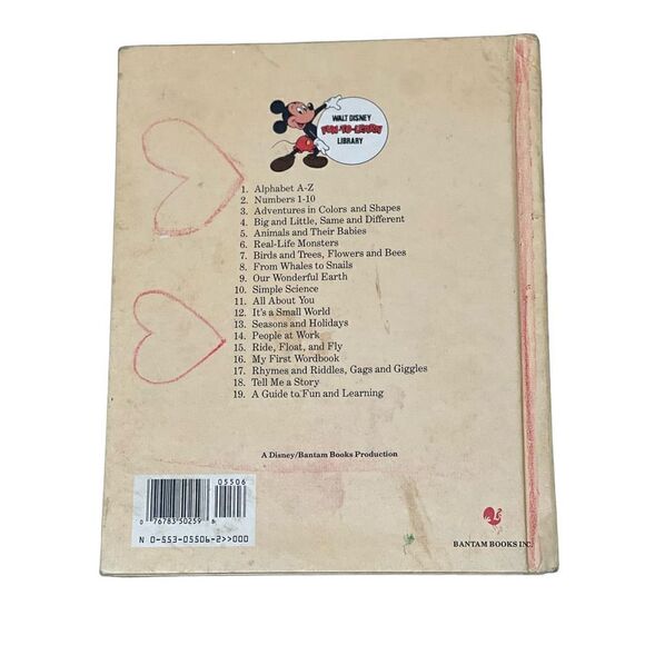 Disneys Animals and their Babied Fun to Learn Library VINTAGE VTG - Picture 2 of 4